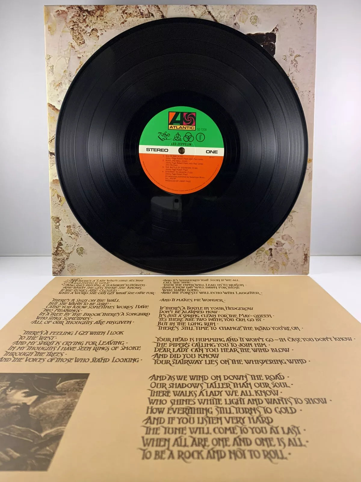 Led Zeppelin - Untitled (LP, Album, Ver)