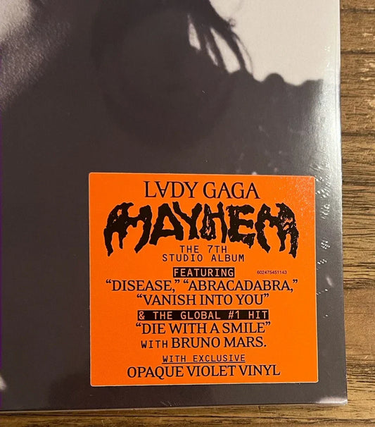 Lady Gaga - Mayhem (LP + LP, SSided, Etch + Album, Sig)